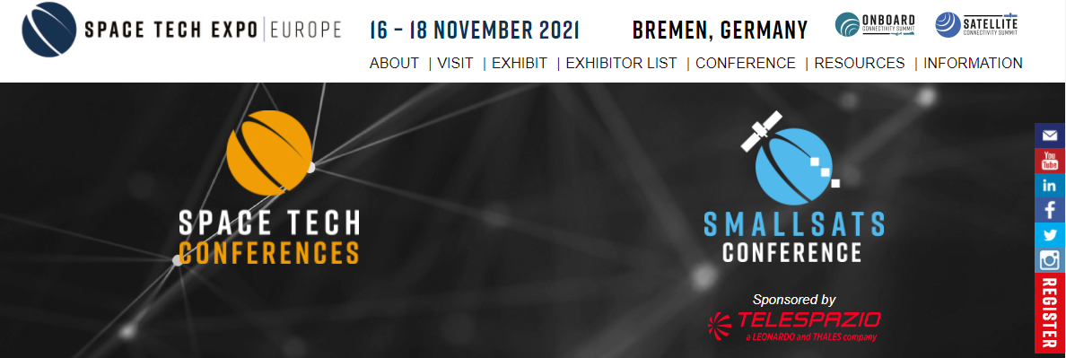 Space Tech Expo | Europe – November 16-18 in Bremen